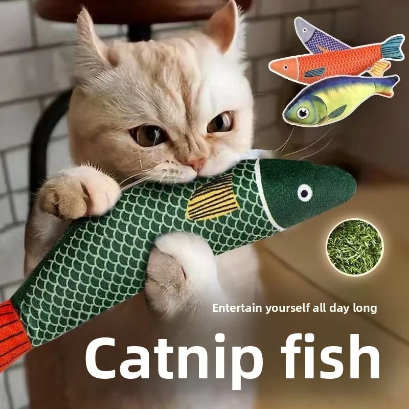 Catnip Toys - Новая игрушка для кошек: рыбка с