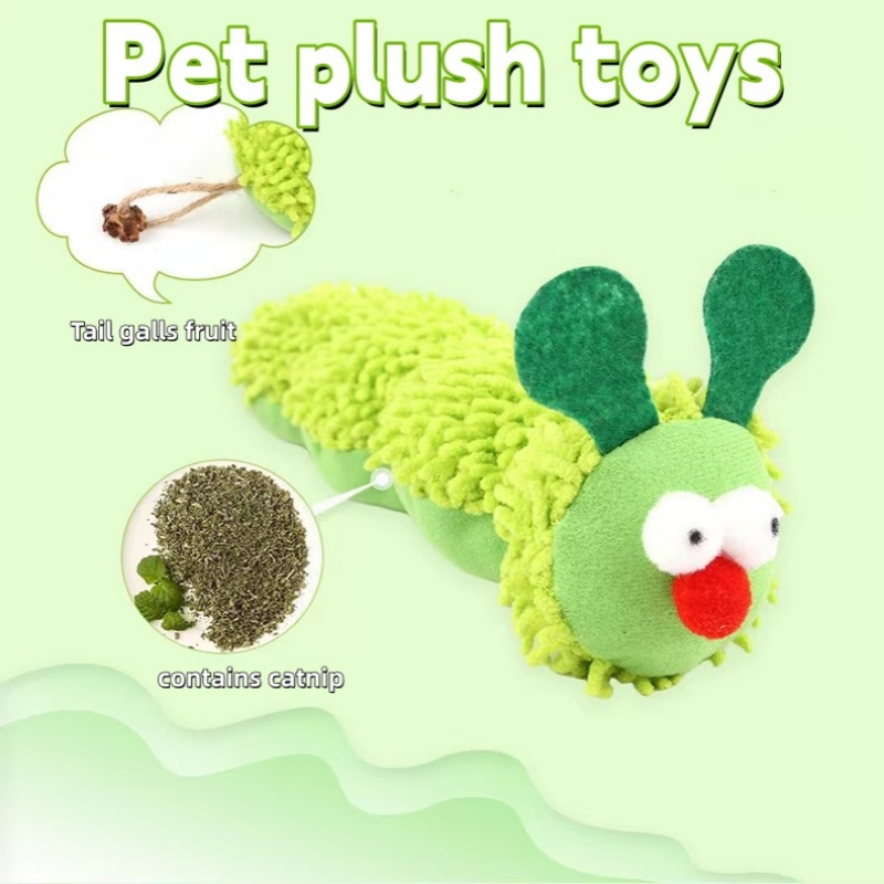 Catnip Toys - Игрушки для кошек, гусеницы с кошачьей