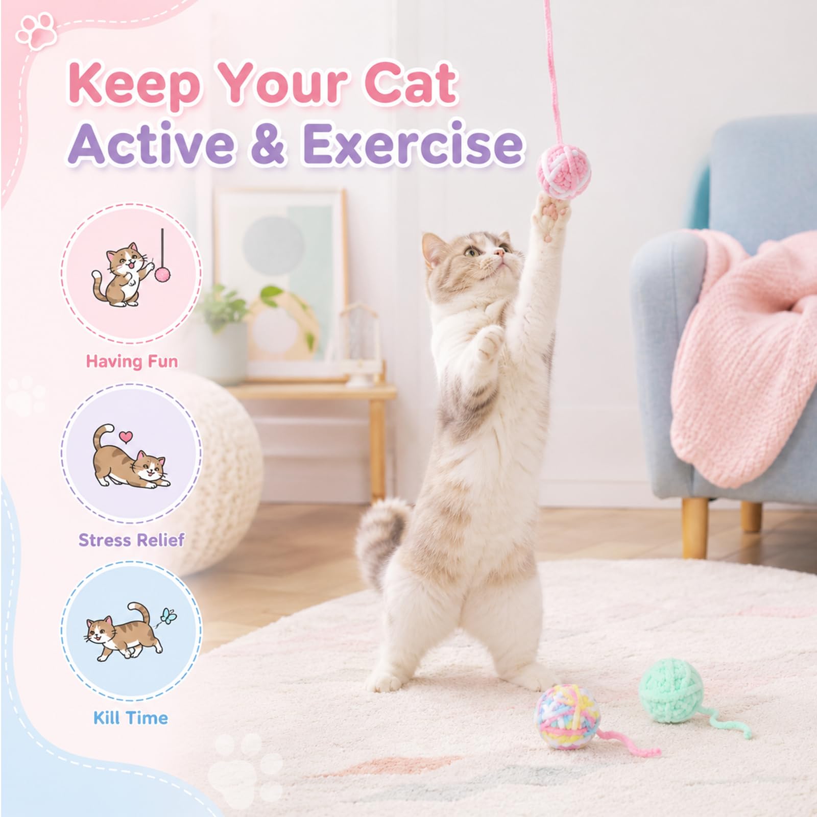 Игрушки для кошек: шерстяные ш – обзор и цена Catnip Toys