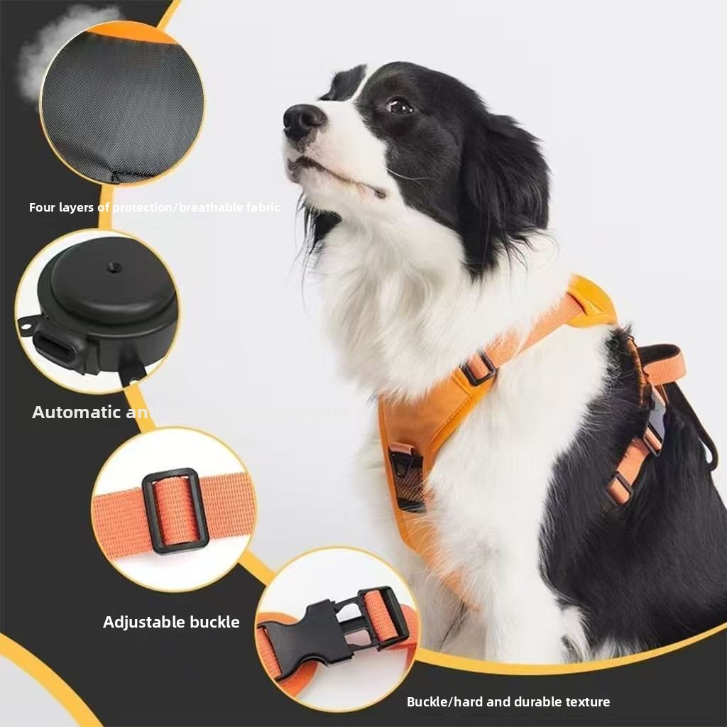 Поводок-шлейка для собак 2-в-1 – обзор и цена Retractable Dog Leash