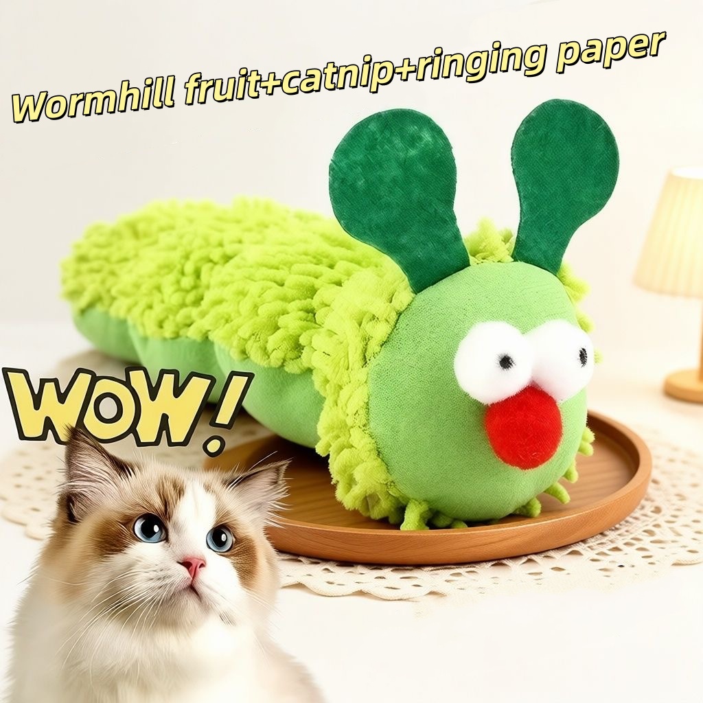 Игрушки для кошек, гусеницы с  – обзор и цена Catnip Toys