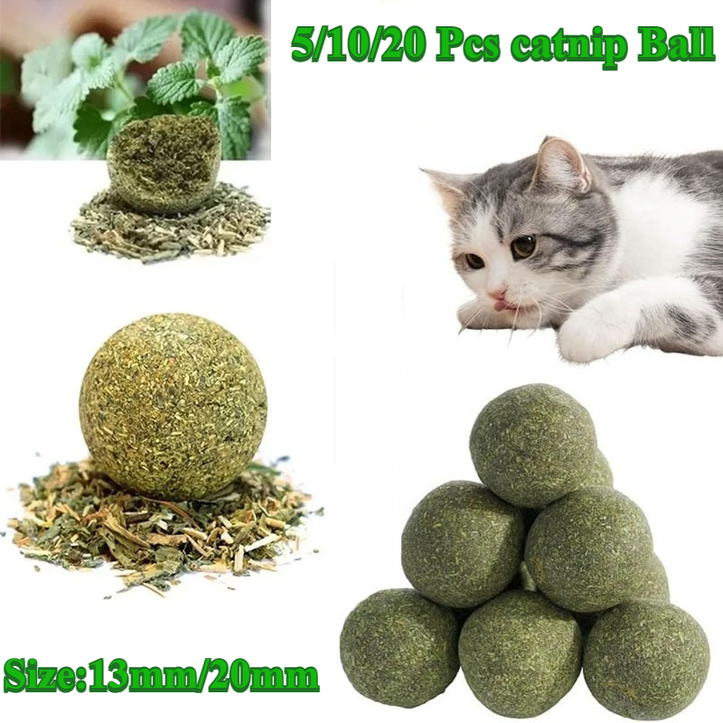 5/10/20 шт., шарики из натурал – обзор и цена Catnip Toys