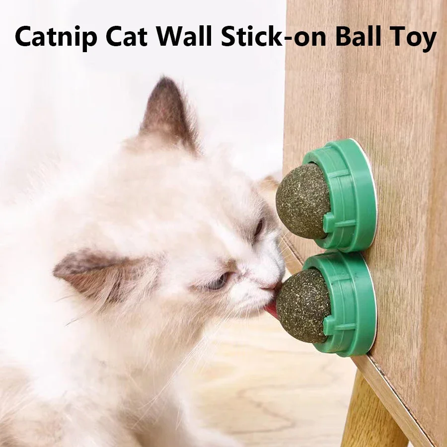 Настенный липкий мячик с кошач – обзор и цена Catnip Toys