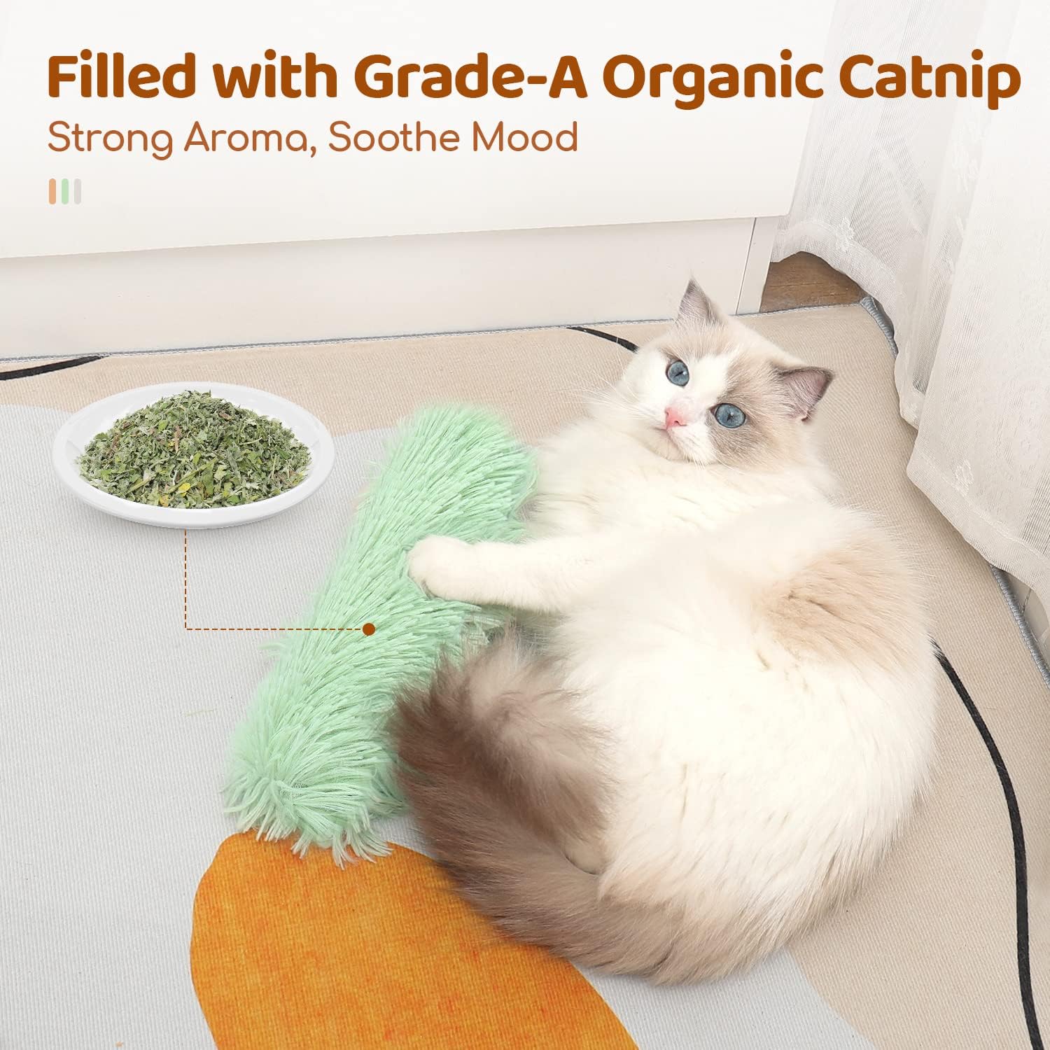Игрушки-подушки для кошек, 3 ш – обзор и цена Catnip Toys